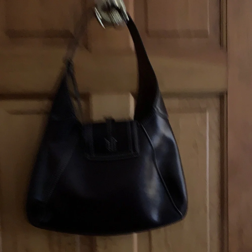 Dooney & Bourke Brown Leather Shoulder Bag - Picture 2 of 3